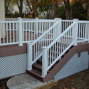 Completed work, deck