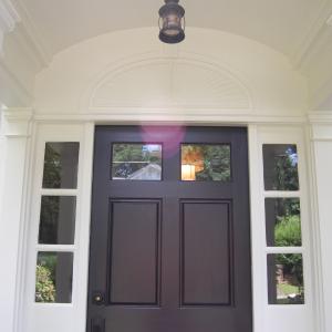 New entry door, new.