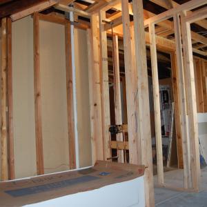 Attic apartment, before.